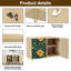 Buffet Buffet avec rangement Elegant Floral Teal Gold