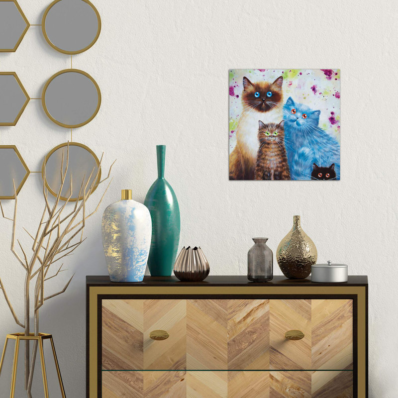 Harry William Coco And Penny - Wrapped Canvas Painting, 66.04 cm H x 66.04 cm W x 3.175 cm D