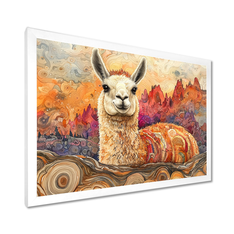 Groover - Animals Wall Art, Reproduction encadrée d'une seule photo, H 30 po x l 40 po, Blanc