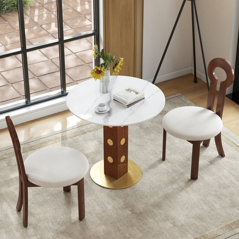 Table de salle à manger Modern Modern, Blanc