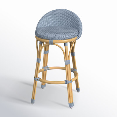 Ellie Woven Patio Bar Stool