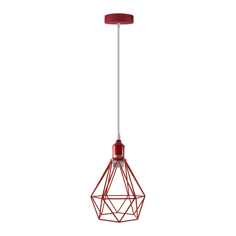 Berrin 1 - Light Single Pendant, No, Red