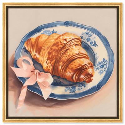 «Croissant Bow Canvas» par Art Remedy
