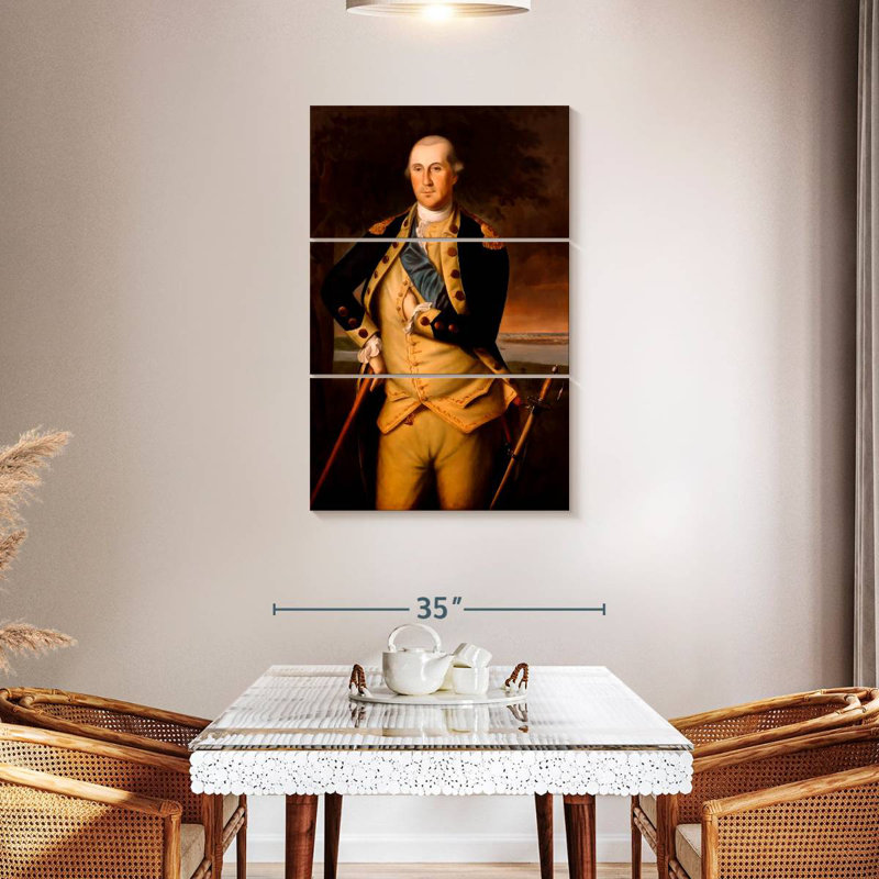 Lelar General George Washington, 45" H x 28" W