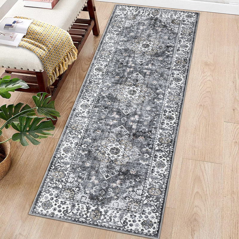 Sirach Washable Indoor Rug, Runner 2' x 6'