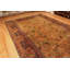 Grand tapis Agra indien à motif animalier