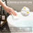 Luxury Glossy White 59" Freestanding Soaking Bathtub With Solid Surface, Ergonomic Back Support, Quick And - Drainage Made From Spa Like Bathing Sensation, Comfortable Shoulder Design, Leak Proof Pop