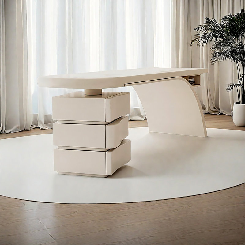 Writing Desk, 29.53" H x 62.99" W x 27.56" D