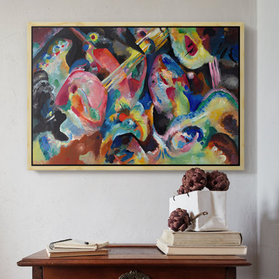 De l'improvisation. Deluge, 1913 - Wassily Kandinsky, toile tendue avec châssis