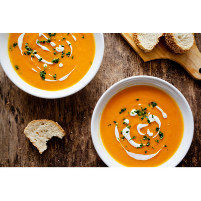 Pumpkin Soup by Mpessaris - Wrapped Canvas Print