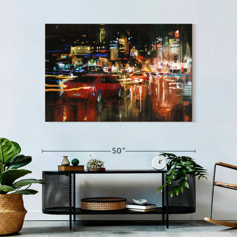 Mehar LA Night Rush, 32" H x 48" W