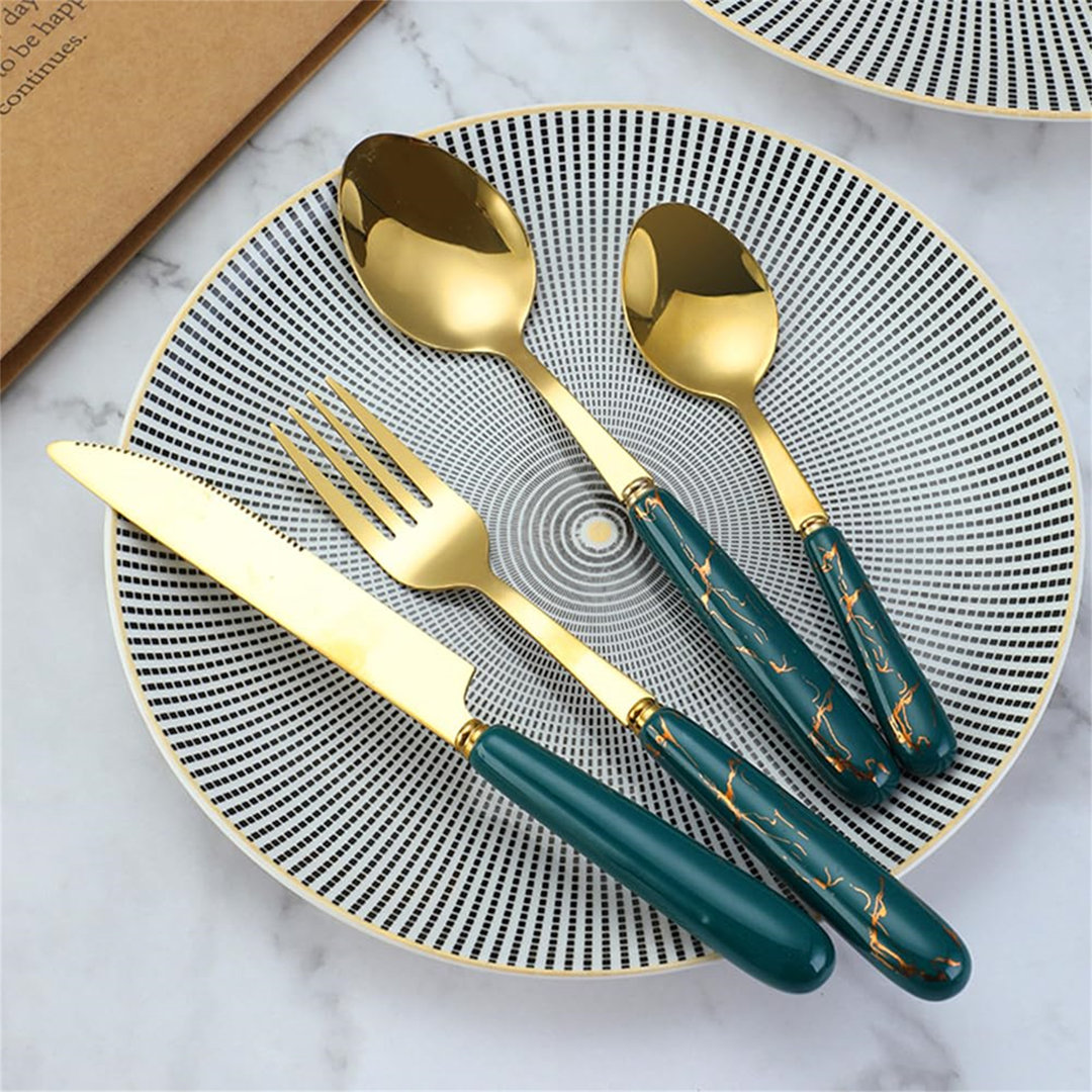 Svige 24 Piece Stainless Steel Cutlery Set , Service for 6