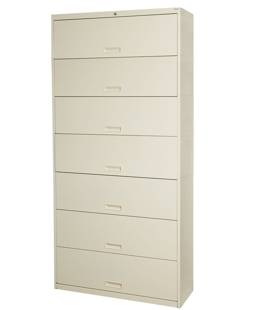 Pandora 42'' Wide 7 -Drawer File Cabinet Rebrilliant 