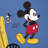 Adhésif décoratif géant mickey mouse