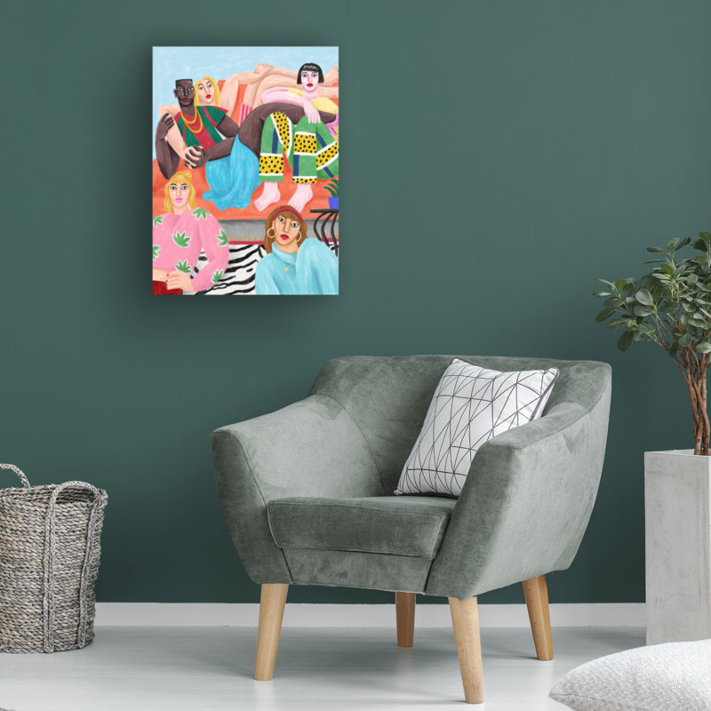 Art sur toile "Cépé La Coloc", H 19 po x l 14 po