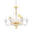 Bliss 6 - Light Candle Style Chandelier