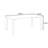 Natural solid wood dining table-584868002