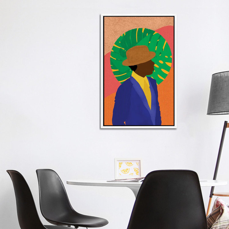 Clean - Print on Canvas, White Floater Framed, 101.6cm H x 66.04cm W x 3.81cm D
