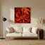 Abstrait art figuratif 72 métal rouge-1709163679