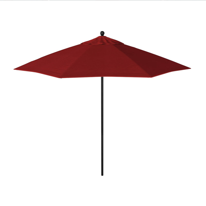 Parasol de marché 9 pi Moneer, Rouge