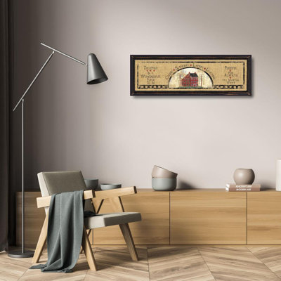 «August Grove® Spivey, Linda», art sur toile tendue sous le titre: House Sampler LS1494