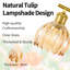 Luminaire de meuble-lavabo vintage en laiton 4 lumières avec abat-jour en verre ambré tulipe pour salle de bain, chambre à coucher de salon-533105611-533105612-533105591