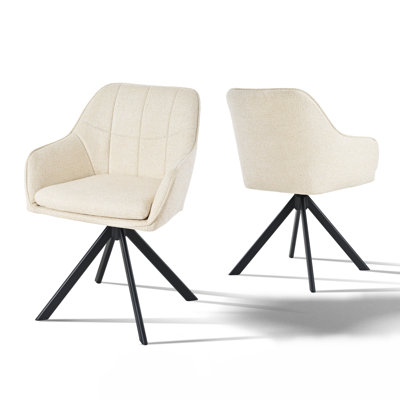 51cm H Upholstered Arm Dining Chair
