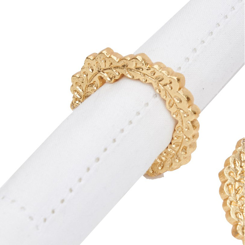 Rond de serviette Golden Wreath