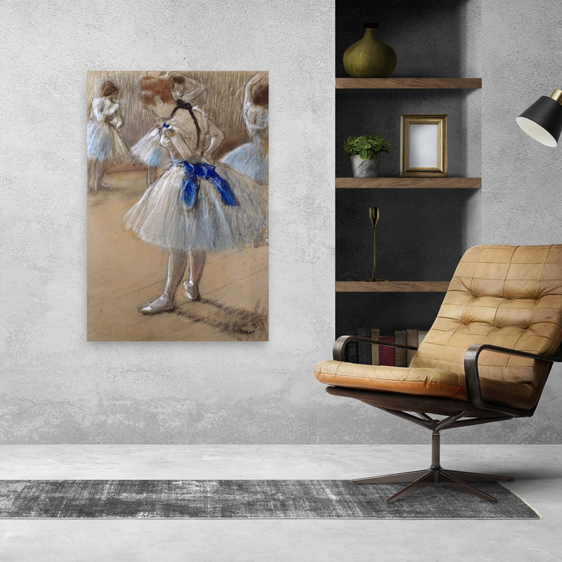 «A Study Of A Dancer», impression d'art mural classique traditionnel contemporain, H 48 po x l 32 po