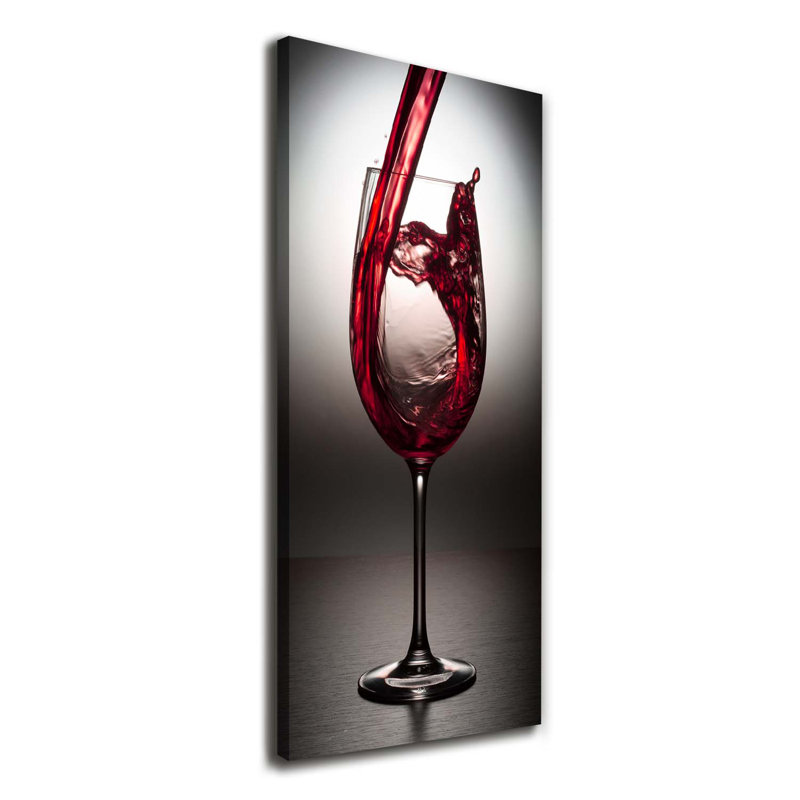 Red Wine - Wrapped Canvas Print