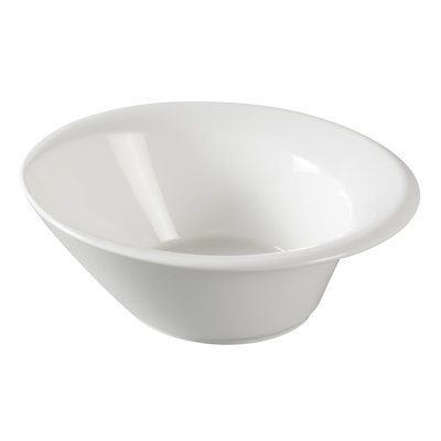 Yanco SH-406 Shanghai Salad Bowl, 10 Oz Capacity, 6" Diameter, Bone China, Bone White Colour, Pack Of 36