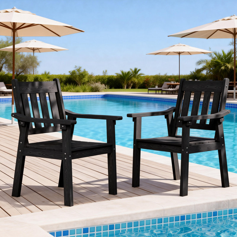 All-Weather Outdoor Waterproof Dining Sets - Rust-Resistant Modern Outdoor Dining Sets For Backyard Garden Deck Poolside 1-Table 4-Chairs