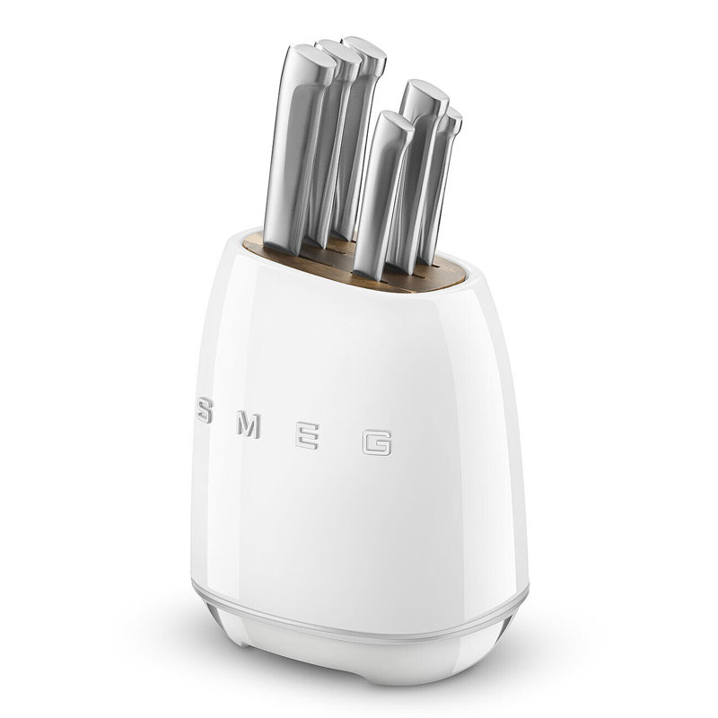 Ensemble de porte-couteaux Smeg, Blanc