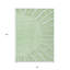 Tapis intérieur lavable abstrait vert et vert menthe HomeRoots 8 pi x 10 pi