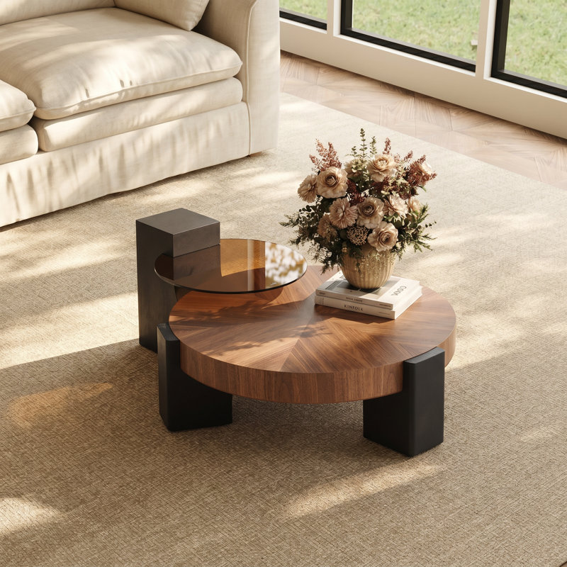Ensemble de tables basses gigognes 2 pièces Modern