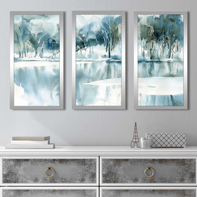 " Blue Reflections " by Katrina Pete 3 - Pieces