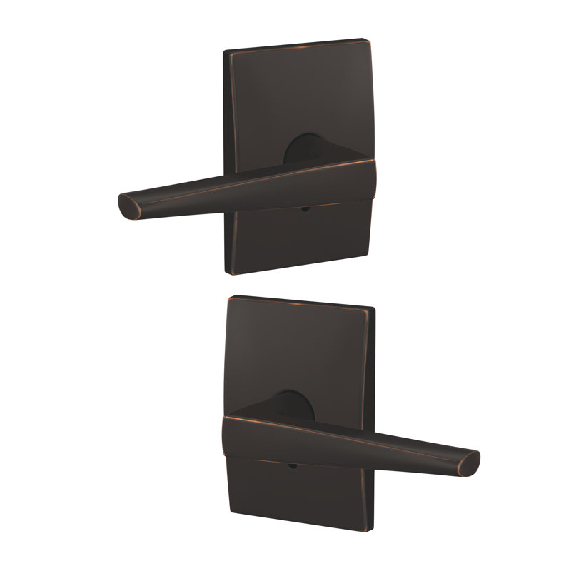 Eller Non-Turning Lever with Century Trim, Aged Bronze