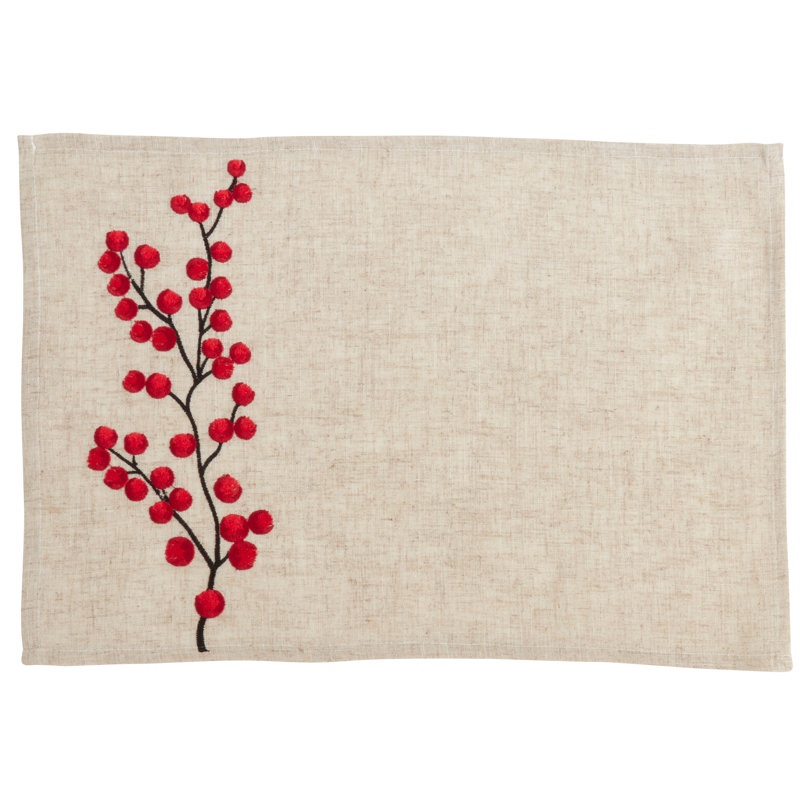 Ensemble de napperons et serviettes Zaylee