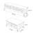 Light luxury coffee table TV cabinet combination