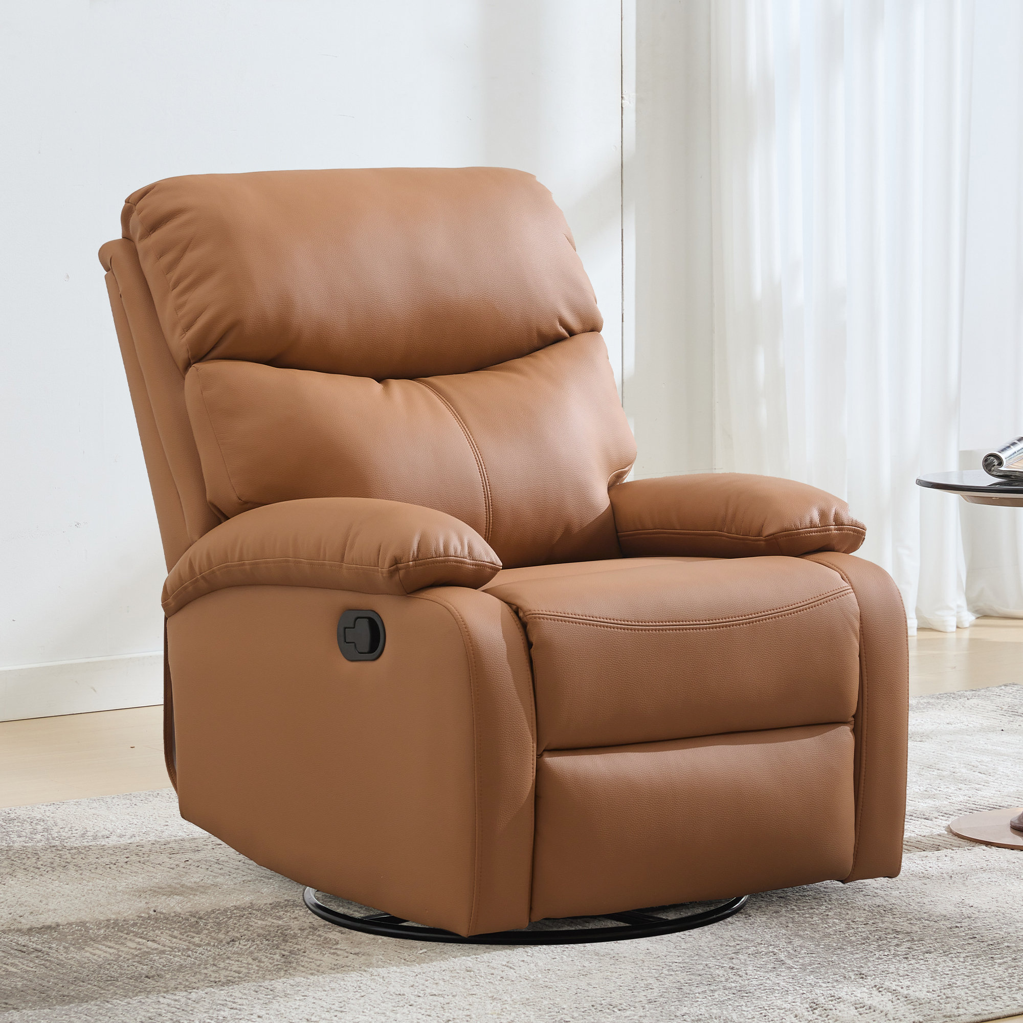 Manual Recliner Wayfair Small Leather Recliners Leather Recliner