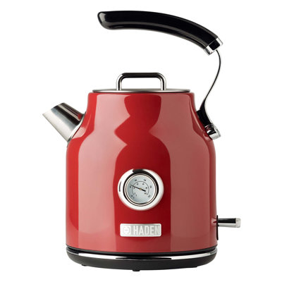Haden Stainless Steel Retro Toaster & 1.7 Liter Stainless Steel Electric Kettle