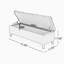 OTTOMAN DE RANGEMENT GLOUSTER-1470687315