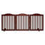 Barrière de chien autoportante pliable en bois-134283878-134283879