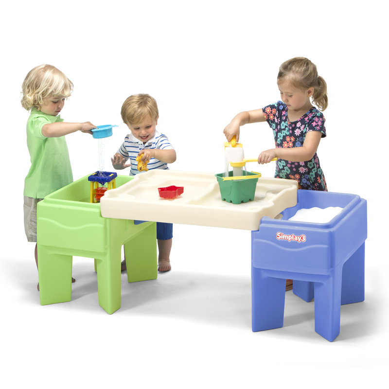 Kids 4 Piece Rectangular Play Or Activity Table