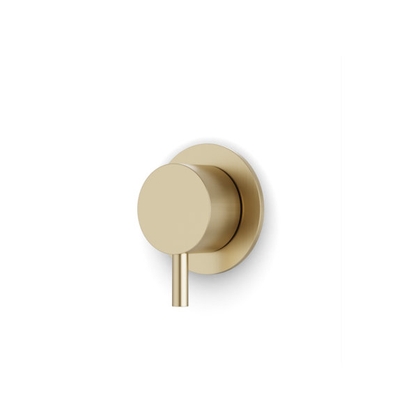 Round Volume Control Trim Kit Satin Brass