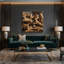 Cats Ocicat, art mural sur toile noire-2000483219