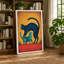 Cat and Dog Together Boho 1 Piece Wrapped Canvas Wall Art-660579953-660579913