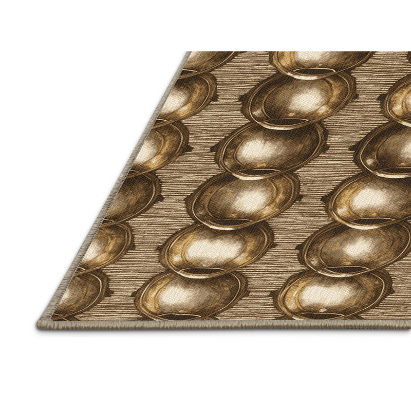  Tapis lavable cymbales musicales, Carré 8 pi