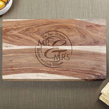 Personalization Mall Lavish Last Name Personalized Cutting Board