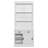 Nicanor Tall Bookcase Suite with LED Lighting, Sliding Doors & Drawers-127127604